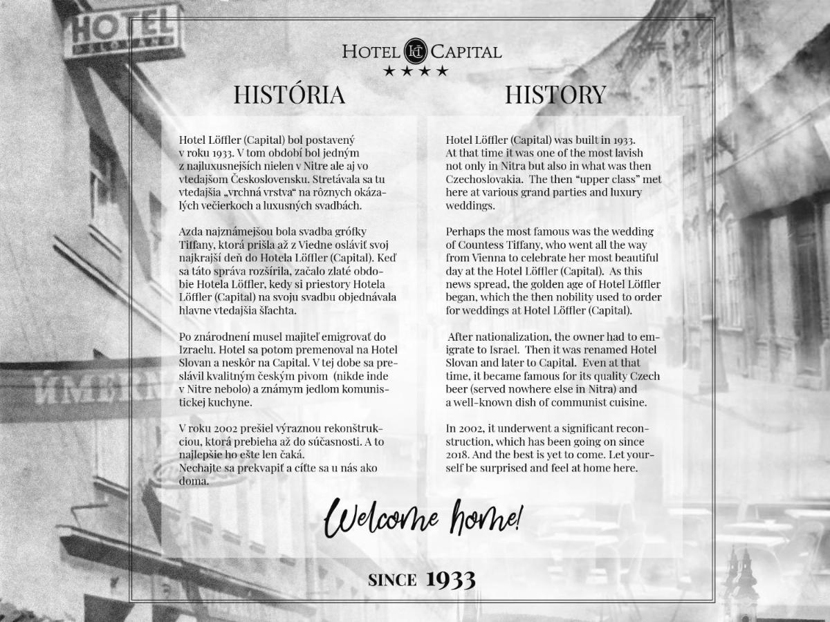 Hotel Capital With Private Wellness Nitra Eksteriør billede